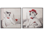 Maal DALMATIAN 82,5x82,5cm 2tk, mitmev&auml;rviline