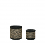 Korvid CRISS CROSS 2tk, must/loomulik