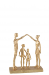 Dekoratsioon FAMILY PLAYING, kuld