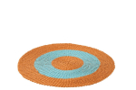 Vaip STRIPED 120 cm, oranž/helesinine