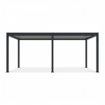Pergola GUTROOF ELEGANCE elektriline LED 3x6m, antratsiit/helehall