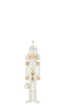 Dekoratsioon NUTCRACKER keskmine, kuldne/valge