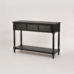 Konsoollaud LIVORNO, must