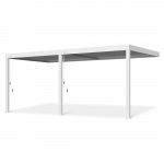 Pergola GUTROOF ELEGANCE WALL 3x6m seinale, valge