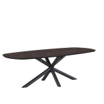 S&ouml;&ouml;gilaud SIRIUS 210x100 ovaalne, tumepruun