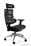 Kontoritool ERGOTECH kroomitud raamiga