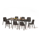 Aiam&ouml;&ouml;bli komplekt TIBERINA BISTROT/TEVERE 8+1, antratsiit