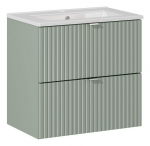 Komplekt LINE REED GREEN 60 cm + DANCE valamu, pilliroo roheline