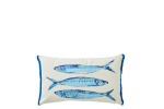 Dekoratiivpadi SARDINES, valge/sinine