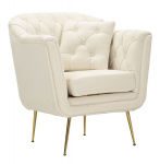 Tugitool BUDAPEST, kreem/kuldne