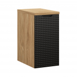 M&ouml;&ouml;blikomplekt LUXOR BLACK 30 cm, &otilde;litatud tamm/matt must