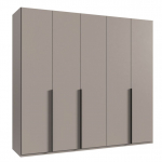 Riidekapp NEW YORK A BLACK 5-ukselise H236, sahara