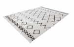 Vaip AGADIR 160 x 230 cm, must/valge