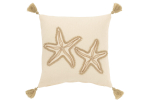 Dekoratiivpadi SEA STAR 45x45 cm tutikestega, beež