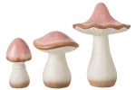 Dekoratiivseente komplekt MUSHROOM 3tk, roosa