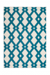Vaip STELLA 200x290 cm, elevandiluu/t&uuml;rkiissinine