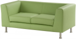 Diivan Notre Dame, 2-kohaline, roheline