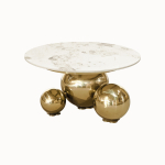 Diivanilaud MODIG, kuldne/valge