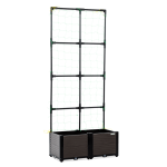 Lillekast alusega CULTIVO 84x42x180cm, tumepruun