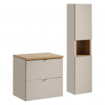 Komplekt VIVA CASHMERE 60 cm k&otilde;rge kapiga, Coast Evoke tamm