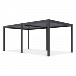 Pergola GUTROOF DELUXE elektriline LED 3,6&times;6m, antratsiit