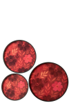 Seinadekoratsioon TIGER 3-osaline, fuksia