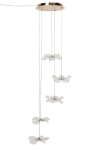 Laelamp FLOWER suur, kuldne