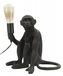 Laualamp MONKEY istuv 33x33x32 cm, must