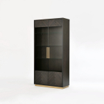 Vitriinkapp SEVILLE, kuldne/must