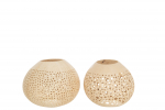 K&uuml;&uuml;nlaalus COCONUT HOLES 2tk komplekt, looduslik