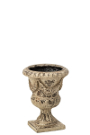 Lillepott FLOWERPOT 31x31x40,5cm, valge/kuldne