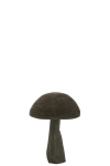 Dekoratsioon MUSHROOM WOOD v&auml;ike, must