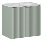 Komplekt LINE REED GREEN 60 cm kraanikausiga, pilliroo roheline