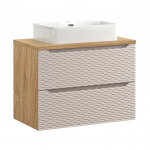 M&ouml;&ouml;blikomplekt TRUST 80 cm + t&ouml;&ouml;pind + kraanikauss, beež