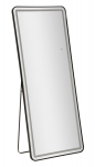Peegel LUMINA 70x170 cm LED-valgustusega, must