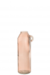 Vaas CYLINDER suur sangadega, heleroosa