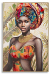 Maal DEVA raamiga 82x122x4,5cm, mitmev&auml;rviline
