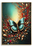 L&otilde;uendpilt BUTTERFLY raamiga 70x4x100