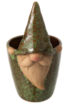 Lillepott GNOME suur, roheline/pruun