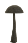 Dekoratsioon MUSHROOM WOOD suur, must