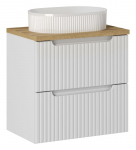 Komplekt NOVA WHITE 60 cm kraanikausiga, valge