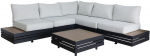 Lounge komplekt ROJA NEW YORK nurgadiivani ja lauaga