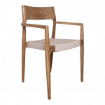 Aiatool FREYA k&auml;etugidega, naturaalne (2 tk komplektis)