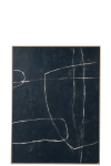 Maal SCRATCHES PINEW 90x120 cm, sinine/valge