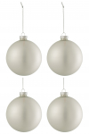 J&otilde;ulukuulid BAUBLES 4 tk keskmine suurus, h&otilde;bedane