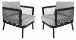 Lounge toolid ROJA EDINBURGH 2tk, must/hall