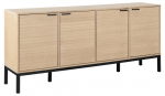 Puhvetkapp KENSINGTON 180x40x80 cm, valge