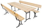 Piknikukomplekt BIERGARTEN 220 cm, looduslik