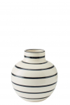 Vaas CERAMIC must/valge