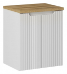 M&ouml;&ouml;blikomplekt NOVA WHITE 50 cm, valge/tamm